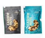 VISHNU DELIGHT Roasted, Crunchy, Non Fried, Flavoured Cashews combo -Black Pepper & Salt (85G X 2)