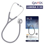 QANTA Stethoscope LUMINA II SS (Grey) with Stainless Steel Chest Piece