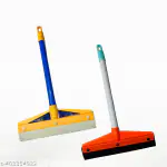 Bluevista Small Wiper for Cleaning Windshield and Kitchen Table & Platform Cleaning Wiper Soft Silicone Handle Pack of 2