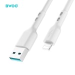 Bwoo BO-X172L iPhone Lightning Cable - 1m White iPhone Charger Cord has a built-in smart chip with 5V 3A to support iPhone Charger Fast Charging & for Data Transfer, iPhone Cord, Lighting Cable