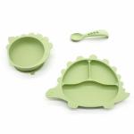 MARRON Silicone Dino Set