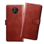 HANIRY Flip cover For Micromax Q426 flip cover / Micromax Canvas Mega 2 Q426 flip cover / Brown