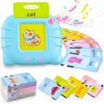 ARDAKI Flash Cards for Kids Talking English Words Flash Cards Preschool Electronic Reading Early Talking Flashcards Toy for Kids - 112 pcs Card (Card Early Education Device)