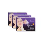 Kisra Pimple Care Soap for Acne, Pimple, Sun Tan, Blemishes, Fine Lines, Darkspots | Men & Women | All Skin Types - 75gm (Pack of 3)