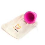 Medgram Reusable Menstrual Cup for Women - Regular Size with Pouch | Ultra Soft, Odour and Rash Free | No Leakage | Protection for Up to 8-10 Hours | 100% Platinum-Cured Medical Grade Silicone