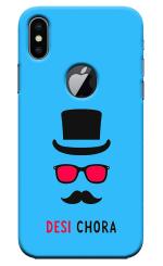 Mobiera Desi Chora Quote Printed Back Cover Case For Iphone X