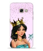 Bhaicover Samsung Galaxy A5 2017 Poly Carbonate 3D Printed Vintage Girl Queen Mobile Phone Back Cover Case