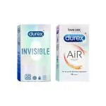 Durex Invisible & Air 10s (Set of 2, 20 sheets)