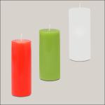 PEEPALCOMM Smokeless Scented Pillar Candle for Home | Office | Decoration | Christmas Theme (Pack of 3 Colors Red, Green, White Burning Hours 10 Hours)