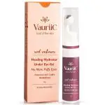VauriiC Healing Hydrator Men and Women Under Eye Gel for Dark Circles with Eye Massage Roller, Reduce Puffiness and Wrinkles, Eye Gel for Dark Circles, Under Eye Gel Cream, 10g