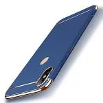 Clickaway Back Cover Xiaomi Redmi Note 5 Pro Premium Ultra Slim 360 Degree Protection Shockproof Dual Layer Thin Back Cover Case 3 In 1 Back Cover Xiaomi Redmi Note 5 Pro - Blue & Gold