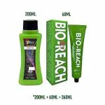 Bio-Reach Cream Developer 12 Percent 40, 200 ml And Hair Color Black 2.0, 60 ml (Combo Of 2)