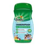 Zandu Chandraprash All Season Protection, 2x Immunity*, Blend of 37 Ingredients Chyawanprash Herbs + Cooling Ingredients, No Refined Sugar & Ideal for Winter, Monsoon & Summers, 450g