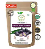USDA Organic - Jamun Seeds Powder for Healthy Blood Sugar Levels - 200g By Yogan Harvest