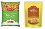 Bikaji Bikaneri Ratlami Chatpata Sev Bhujia 400 Gm + Classic Matthi 400 Gm | Pack of 2 | 800 Gm