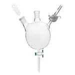 ABGIL Borosilicate Glass Schlenk Round Bottom Flask (2 Neck) Separating Funnel 5000 ml Capacity