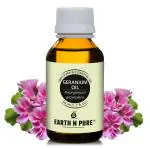 Earth N Pure Geranium Essential Oil ( Cranesbill Oil) | 50 ML | 100% Undiluted, Natural & Therapeutic Grade - Helps In Care Of Skin
