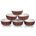Superware Melamine B6547 Veg Bowl 4 inches Ornamental  (Set of 6)