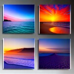 Love Creation A4 Size poster print for creative wall art- mermaid-dreams-5541(Non Sticker)