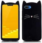 AmericHome Oppo K1, CPH1893 Black Rubber Shock Proof Mobile Back Cover