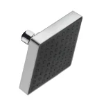NEW WARE ABS 4X4 Square Overhead Shower Rain Shower with Easy-to-Clean (Overhead Shower Head Only) (Chrome Finish)