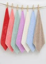 MOMISY EASY FOR MOM Kids Multicolor Solid Polyester Handkerchiefs || Pack of 10