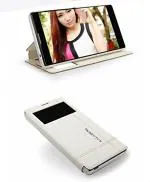 Defender White Leather Case Cover For Huawei Honor 3C