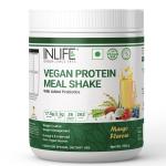 INLIFE Vegan Plant Based Protein Powder Nutritional Meal Replacement Shake, 17.5g Protein, 26 Vitamins & Minerals, Non-Dairy, Lactose Free with Added Probiotics for Men and Women, 500g (Mango)