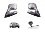 DrivEscape Ford Ecosport Front Fender Chrome Bonnet Mirror With Indicator (set of 2)