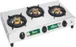 Golden Surya Classic Stainless Steel Manual Gas Stove (3 Burners)