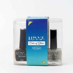 LUNNA Cube of Glam, Just Go French, Set of 6 Nail Enamels,Extra Strengthening, Chip, Wear Resistant, High Gloss, Shine, Non-Toxic, Vegan, 10ml each