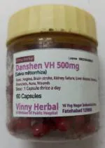 Danshen DH Herbal Supplement Capsules 60 Caps Jar - DoctorKC Herbal