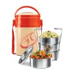 Milton Stainless Steel Ivory Odyssey Insulated Tiffin - 200 Ml