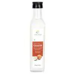 Soni Farms ORGANIC VIRGIN COLD PRESSED COCONUT OIL NARIYAL KA TEL (250 ML) GLASS BOTTLE