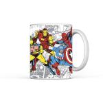 Home Decor Expert Avengers Superheroes Printed White Ceramic Coffee Mug 350ML