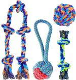 PETZLUV Medium to Large Dos Rope Toys, Durable Tug of War Toys for Boredom, 4 Pack