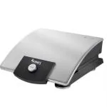 Warmex INOX 700W Matt SS With 4 Slice Electric Sandwich Maker 700 Watts, Black