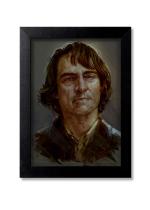 Blue Nexus Joker joaquin Phoenix Wall Poster with Wall Frame Room Art Painting Collection A4 size 10x13