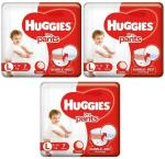 Huggies Dry Pants Baby Diapers Large 7 Pieces |Pack of 3