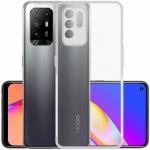 XVX Cover Back Cover for Oppo F19 Pro Plus Mobile (Silicone_Anti Dust TPU-Transparent) Incomplete