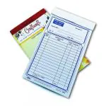 CRAFT WAFT Shila Ruled Cash Memo, Bill Memo, Credit Memo, Estimate Memo 100 Sheets(100 Printed+100 Plain Leaves) with serial number,Perforated for Shop,Office,Institute (18x11 CM) (10)