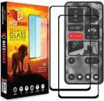 BizzBoxx Edge To Edge Tempered Glass for Nothing Phone (2), Nothing Phone 2, Ultra Clear finish (Pack of 2)