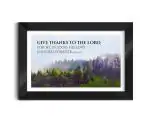 Elben Creatives: Give Thanks to The Lord; for he is Good; Psalm 136:1. Bible Verse Photo Frame/Christian Home Décor