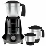 INALSA MaxxBlend 750W Mixer Grinder with 3 Stainless Steel Jars, Black/ Grey