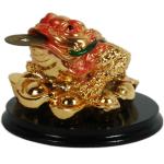 Sigaram Money Frog - K476 Decorative Showpiece - 6 cm (Polyresin, Multicolor)