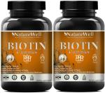 Naturewell Biotin Gummies Vitamins A, C, D, E, B12 And 8 Minerals Advanced, 30 Gummies Each (Pack Of 2)
