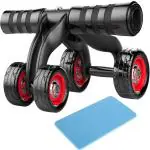 Shopeleven Ab Roller Abdomen Exercise Fitness Equipment Gym And Home Workout Stretching (Pack of 1, Color may Vary)