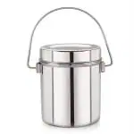 Neelam Silver Stainless Steel 9 22G Milk Pot, 750 Ml