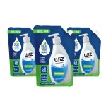 WiZ pH-Balanced Extra Moisturizing Green Apple Hand Wash with Refreshing Fragrance, Give Complete Protection for Soft & Gentle Hands, 750ml Refill Pouch - Pack of 3