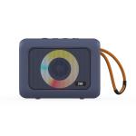 RD B-85 Calling Bluetooth Speaker | Stereo 5 Watt Upto 6 Hours Play-Time Portable Speaker | RGB LED Light, HD in-Built Mic, IPX4 Splash Proof | Bluetooth v5.0, USB, SD Card | 6 Months Warranty | Blue